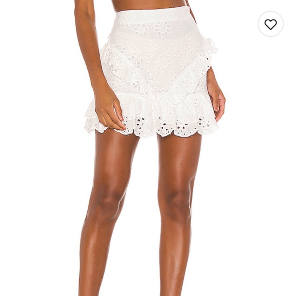 white lovers + friends revolve skirt